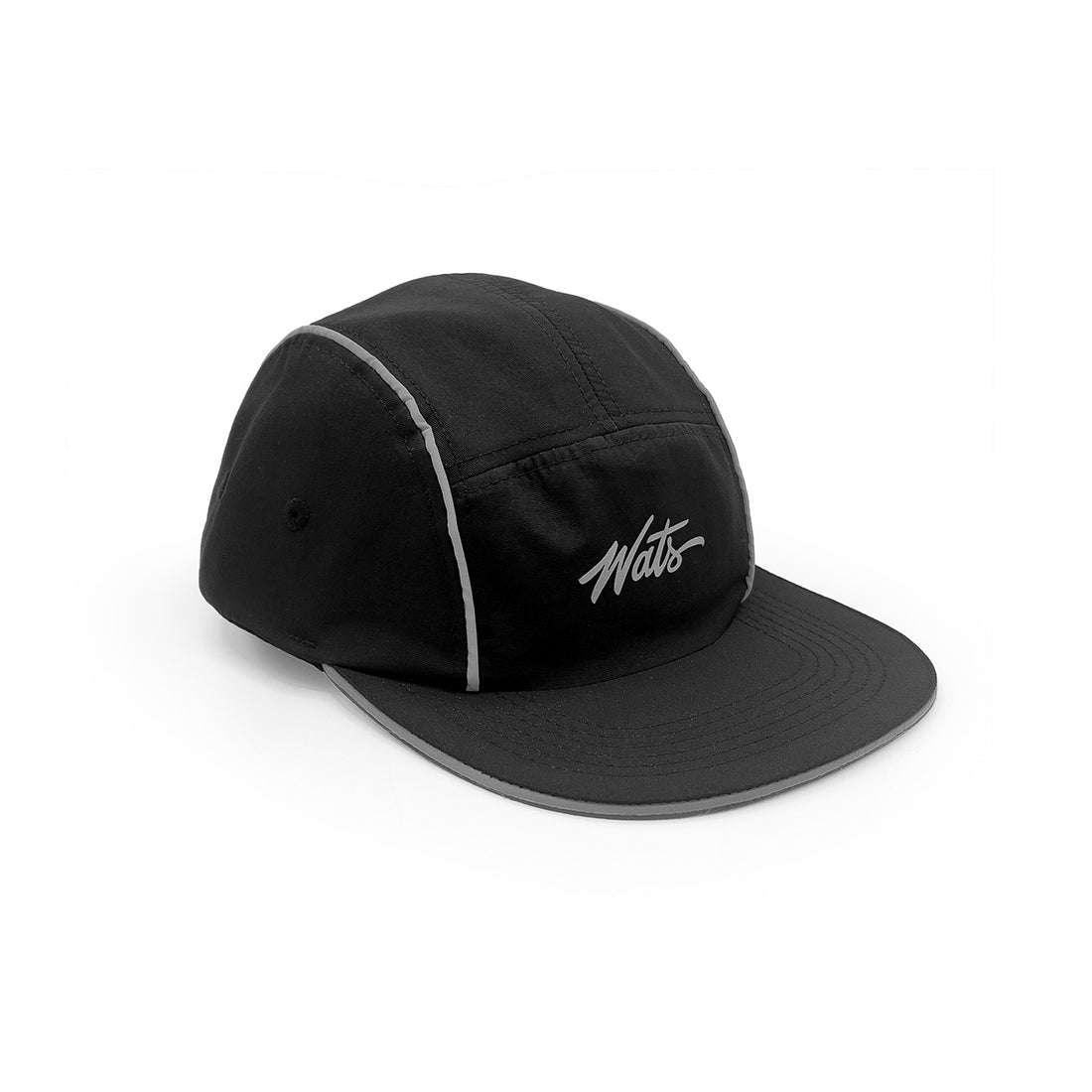 Boné Five Panel Tag Refletivo Preto- Wats Company