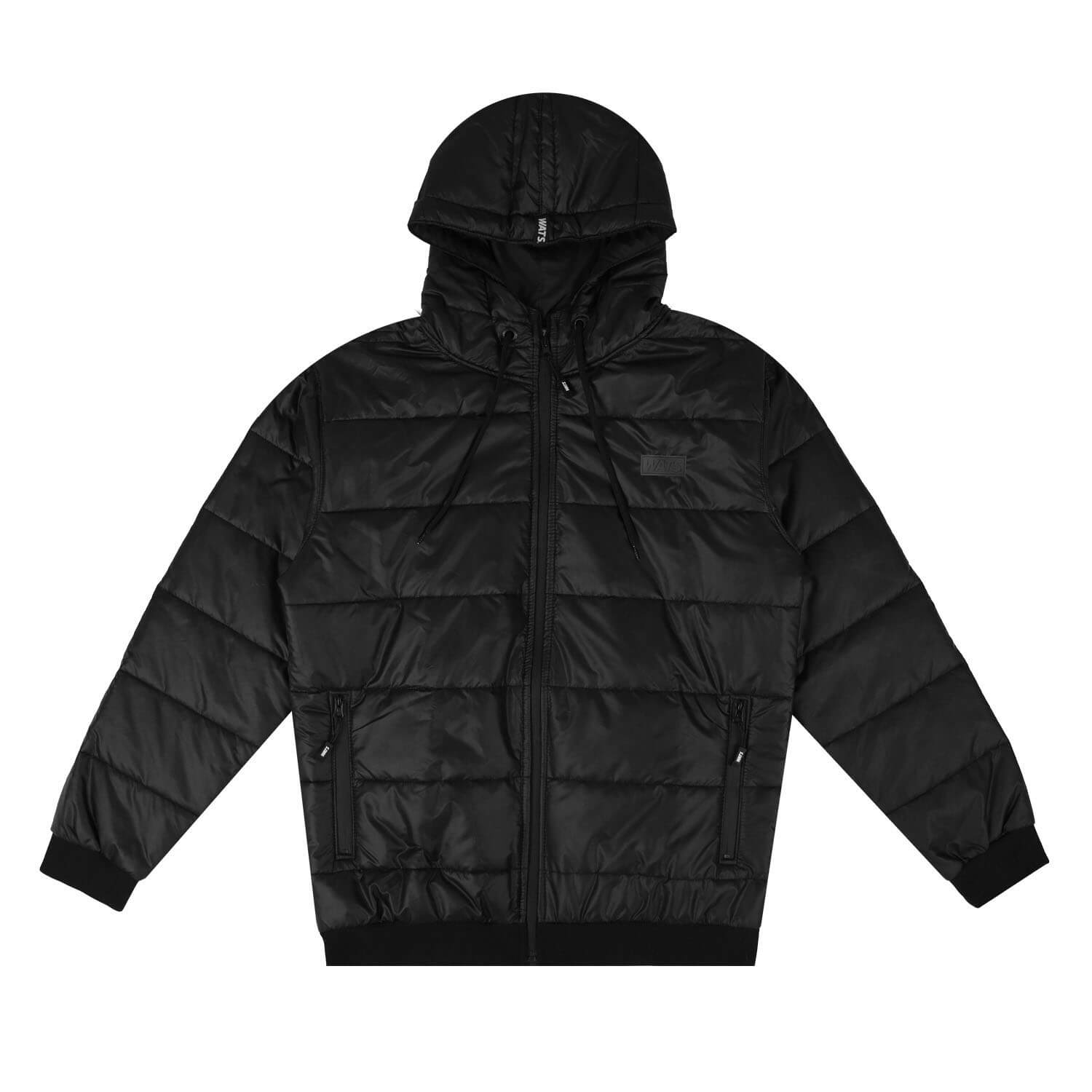 Jaqueta Puffer Preta Wats Company Outlet