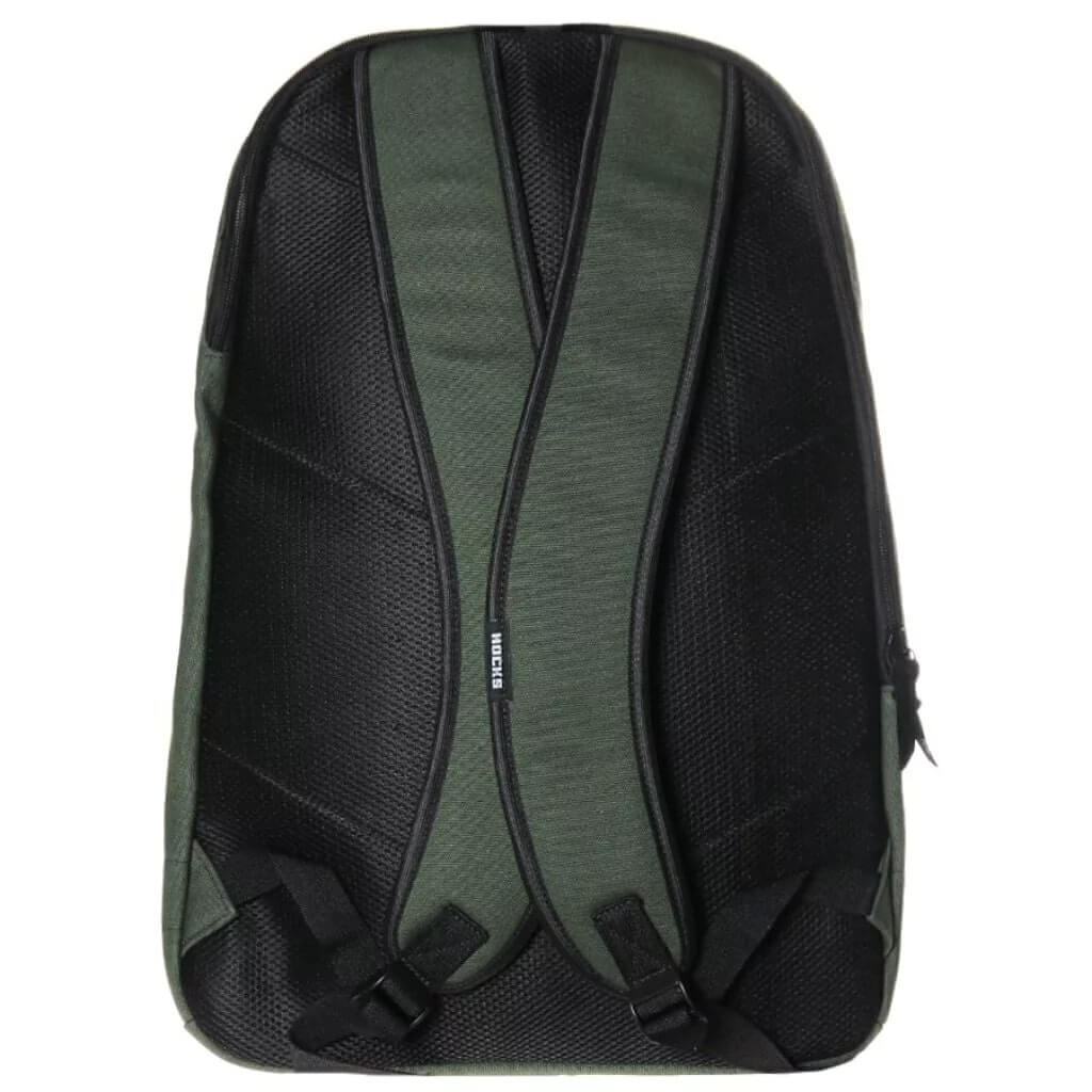 Mochila Concha Verde Musgo - Unissex - Hocks Skate - Alta Qualidade