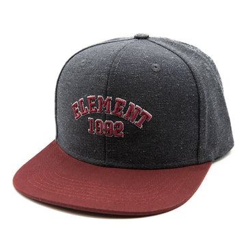 Boné Alma Cap Element CInza/ Vermelho Aba Reta