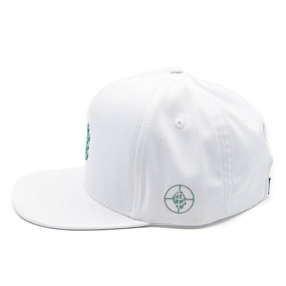 Boné Element Low Cap Branco Aba Reta