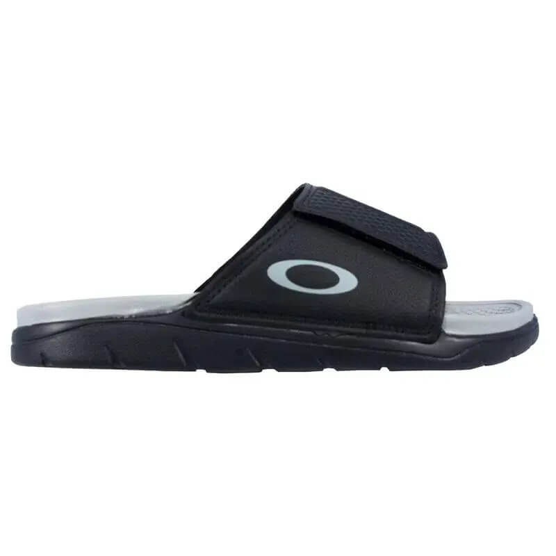 Chinelo Oakley Break Preto/Cinza - Masculino