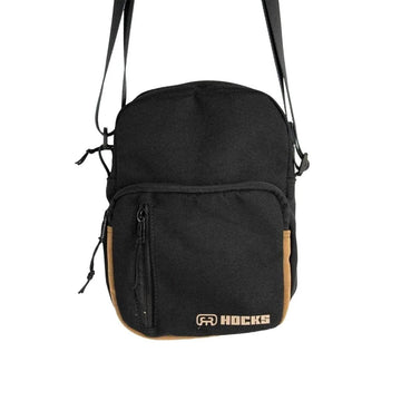 Shoulder Bag Viaggio Preta/bege Unissex - Hocks Skate