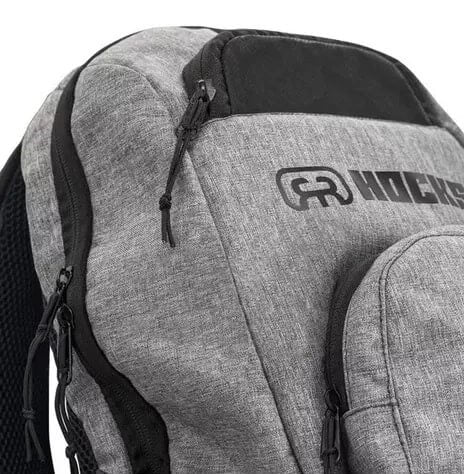 Mochila Especial College Cinza Unissex com Bolso Frontal - Hocks Skate