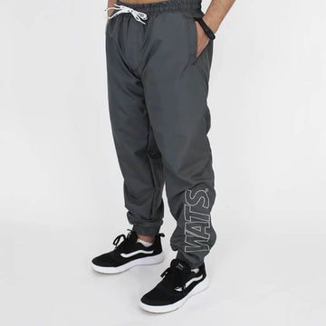 Calça Jogger Wats Skate Nylon Outline - Chumbo