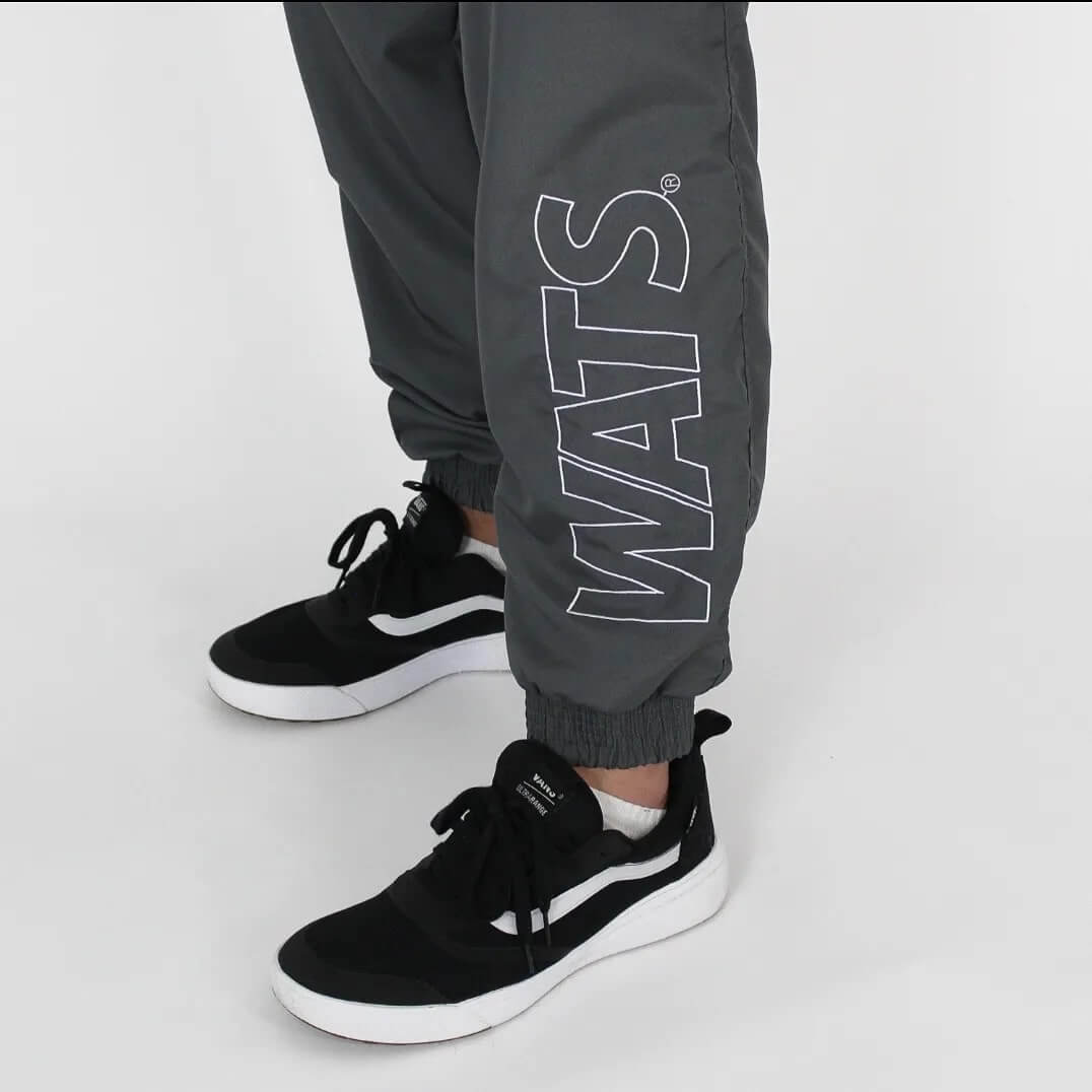 Calça Jogger Wats Skate Nylon Outline - Chumbo