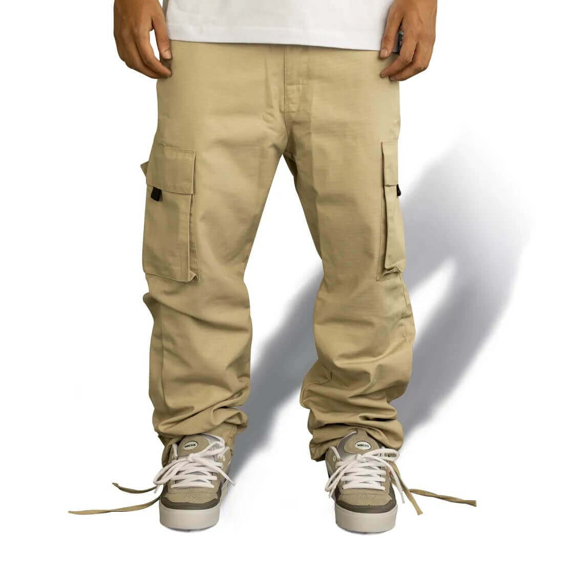 Calça Sarja Deserto Hocks Skate - Bege
