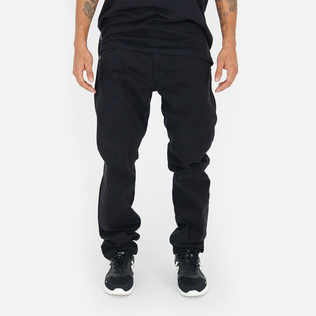 Calça Sarja Tradicional Wats Company Preta