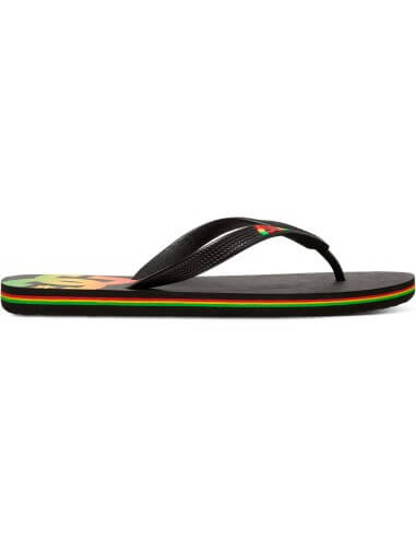 Chinelo Dc Shoes Spray Graffik Rasta