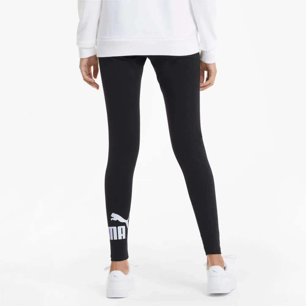 Calça Legging Essentials Logo Feminina Puma - Preta Outlet